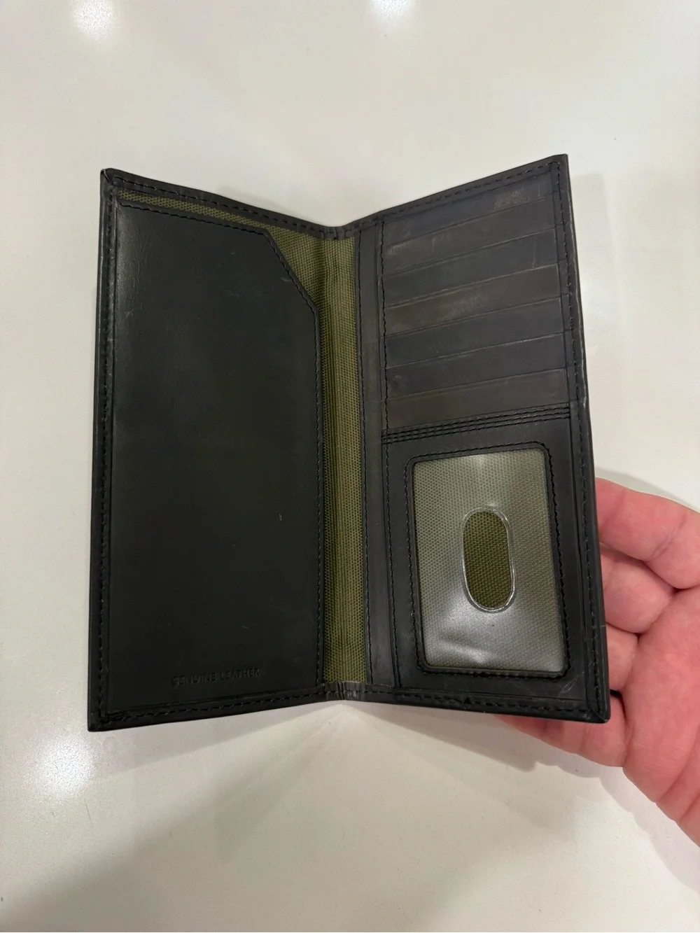 Carhartt Triple-Stitched Leather Rodeo Wallet